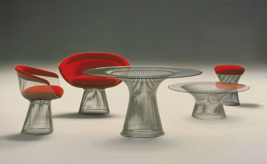 platner gold plated arm chair – thumbnail image #16