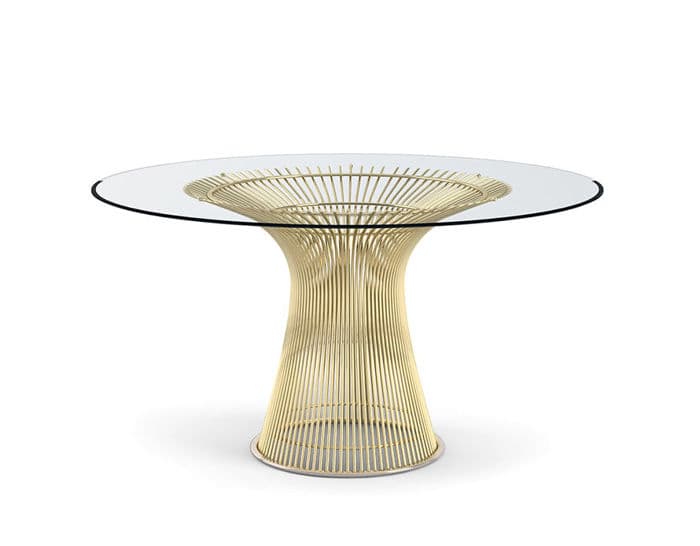 platner gold plated dining table – thumbnail image #1