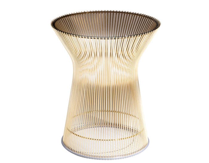 platner gold plated side table – thumbnail image #1