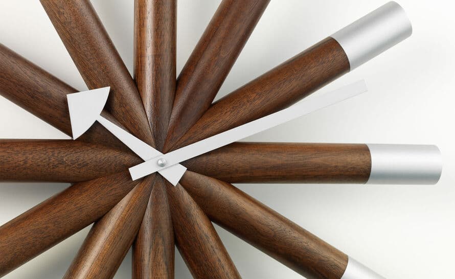george nelson wheel wall clock – thumbnail image #2