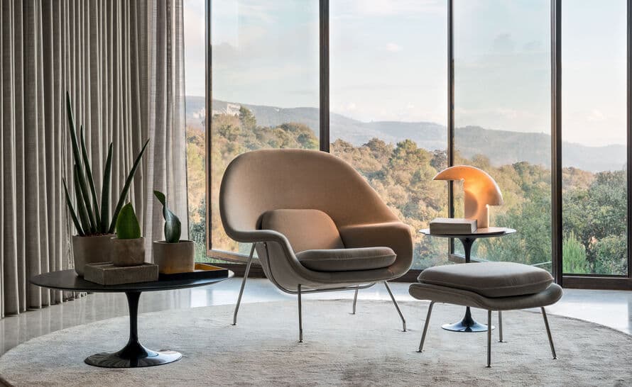 womb lounge chair & ottoman – thumbnail image #8