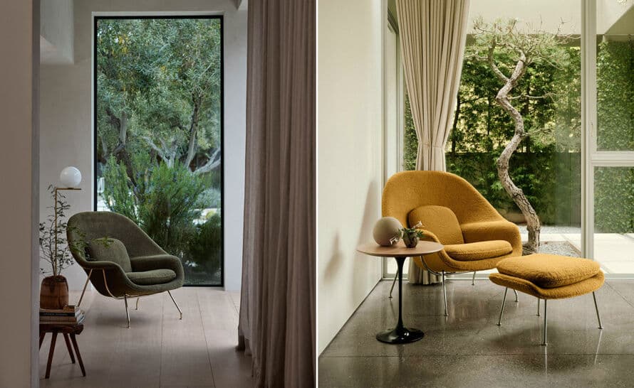 womb lounge chair & ottoman – thumbnail image #9
