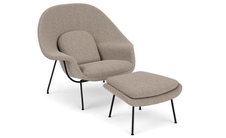 womb lounge chair & ottoman – thumbnail image #1