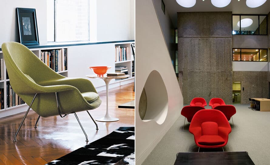 womb lounge chair & ottoman – thumbnail image #16