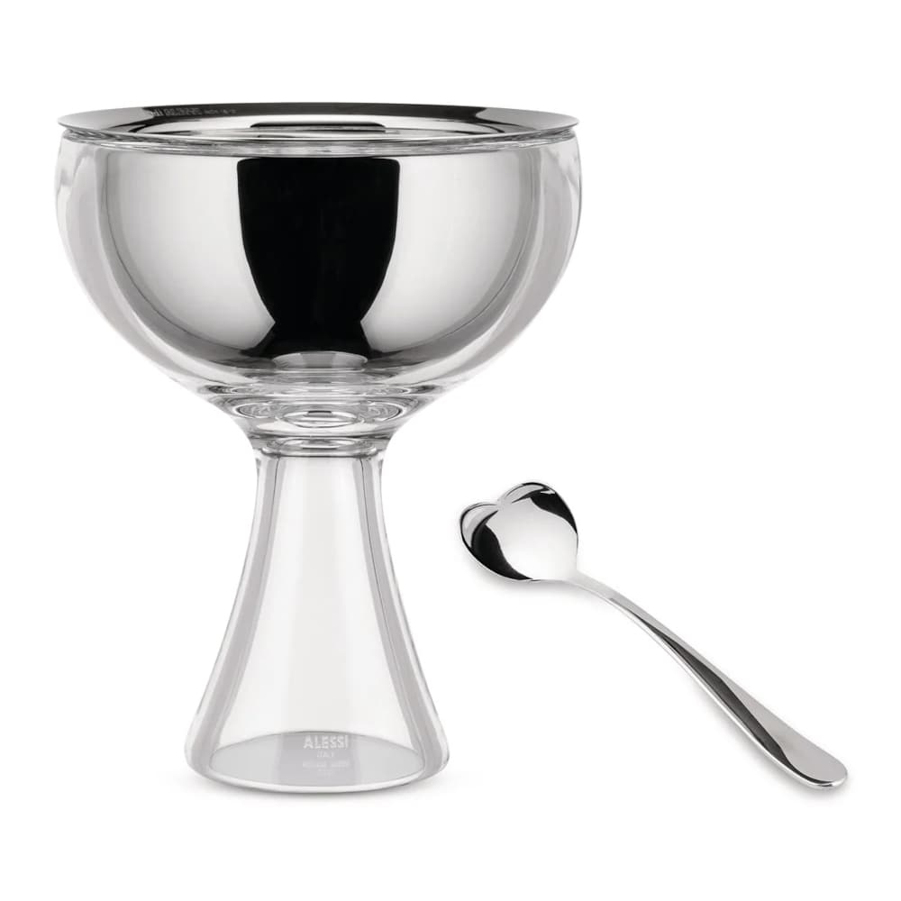 big love ice cream cup and spoon / ice