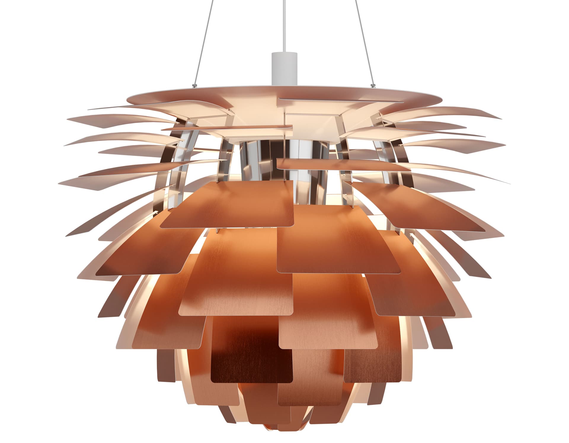 ph artichoke pendant lamp / x-large / 33.1" dia. / copper / 3000K