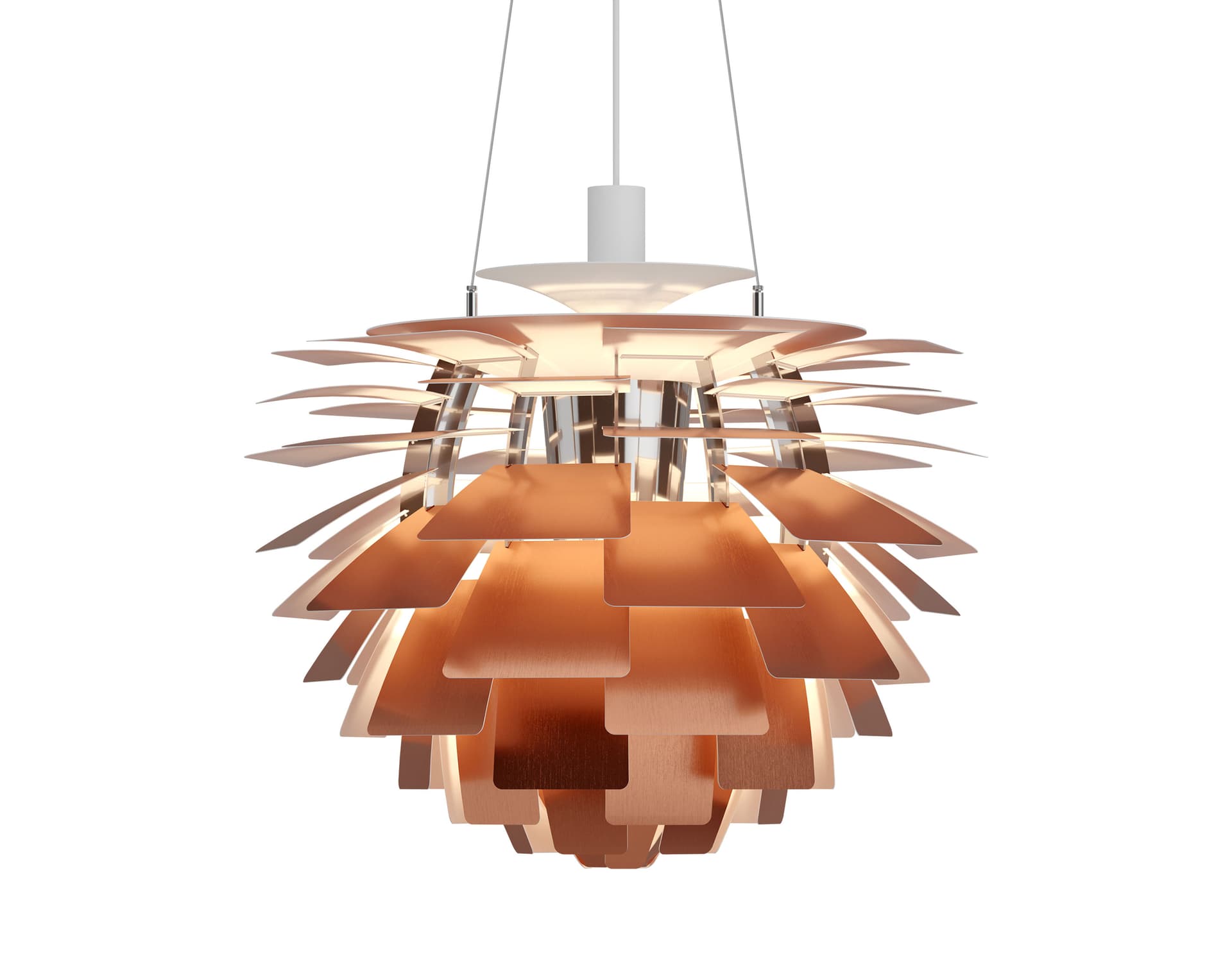 ph artichoke pendant lamp / medium / 23.6" dia. / copper / 2700K