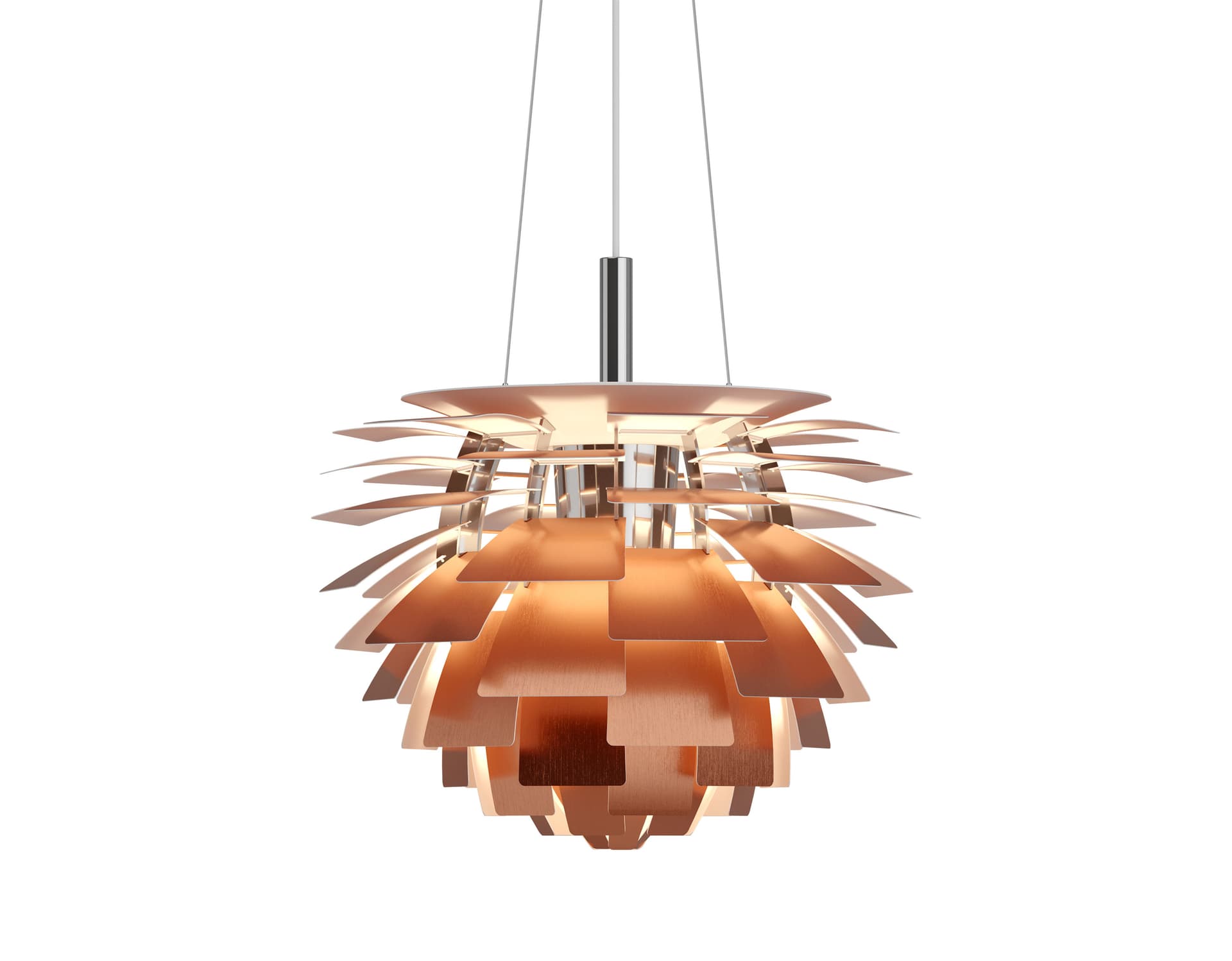 ph artichoke pendant lamp / small / 18.9" dia. / copper