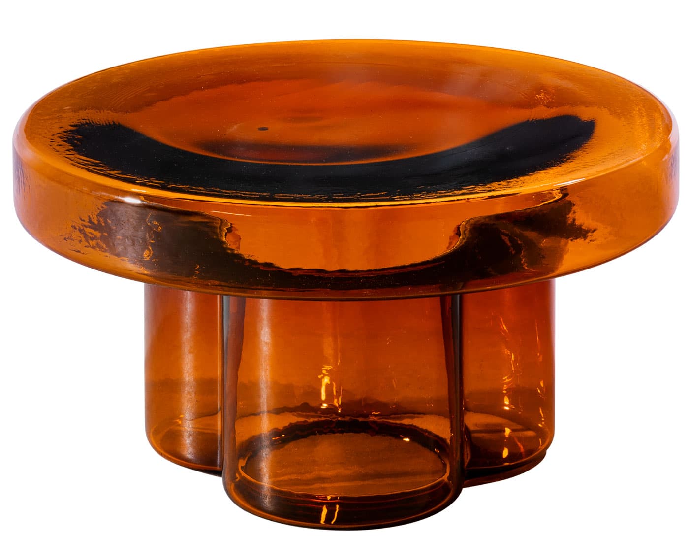 Soda Table Round / 21.7" diameter / low / amber
