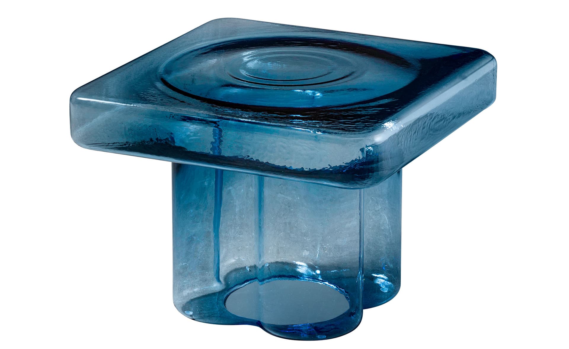 Soda Table Square / blue grey