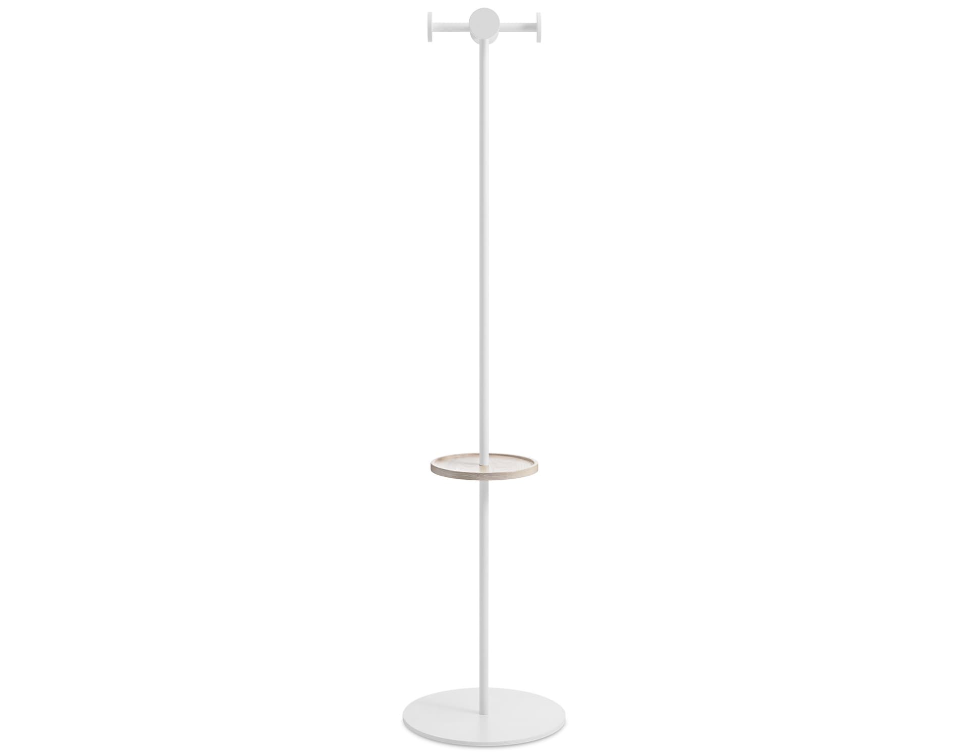 amos coat rack / white/ whitewashed ash