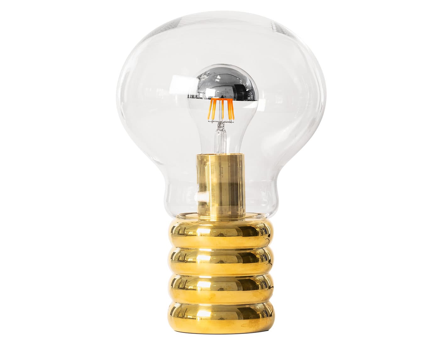 Bulb Table Lamp / brass