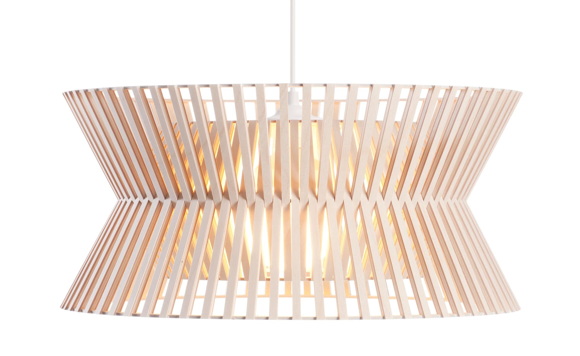 Kontro 6000 Pendant Lamp / natural birch / white cable