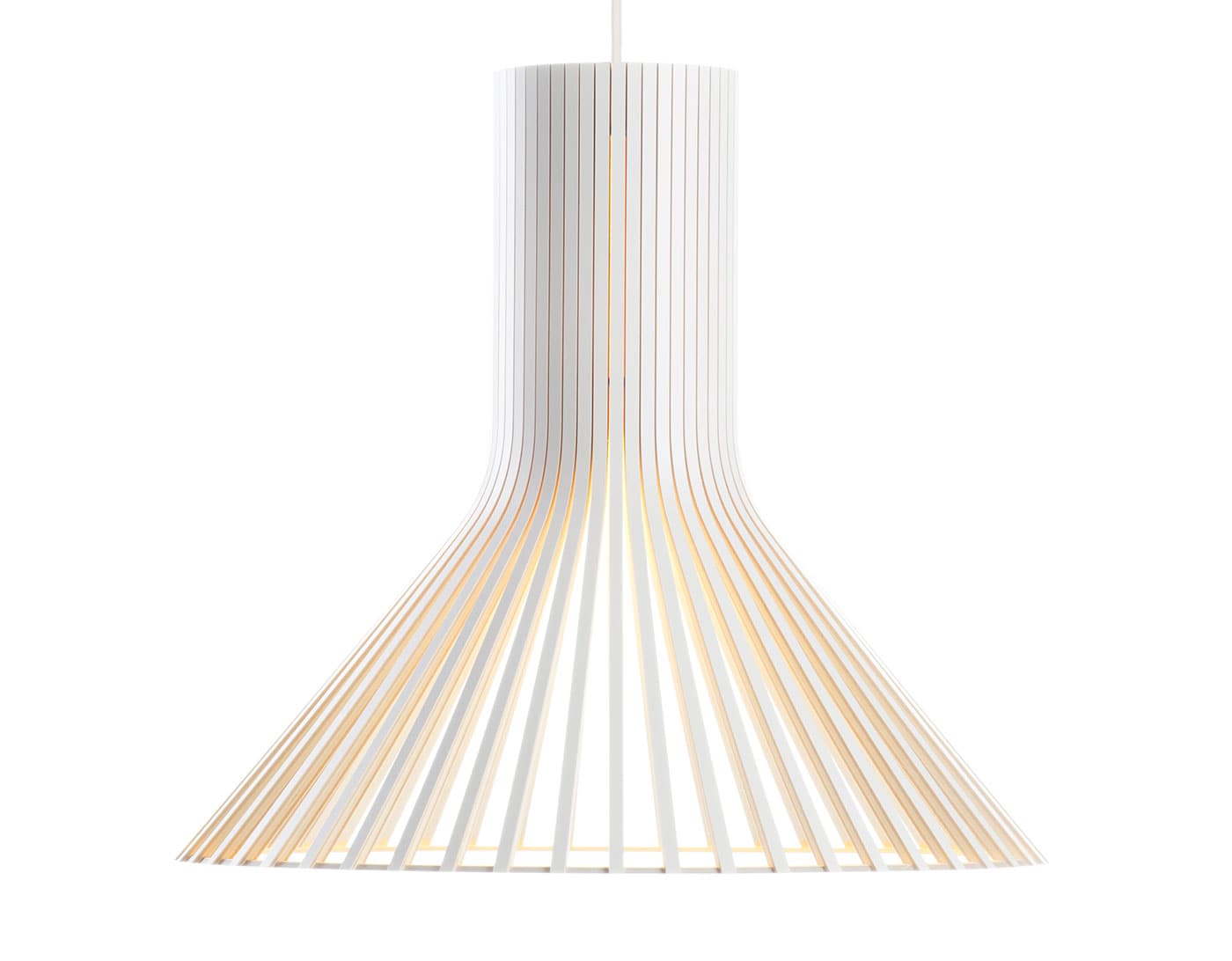 Puncto 4203 Pendant Lamp / white laminated / white cable