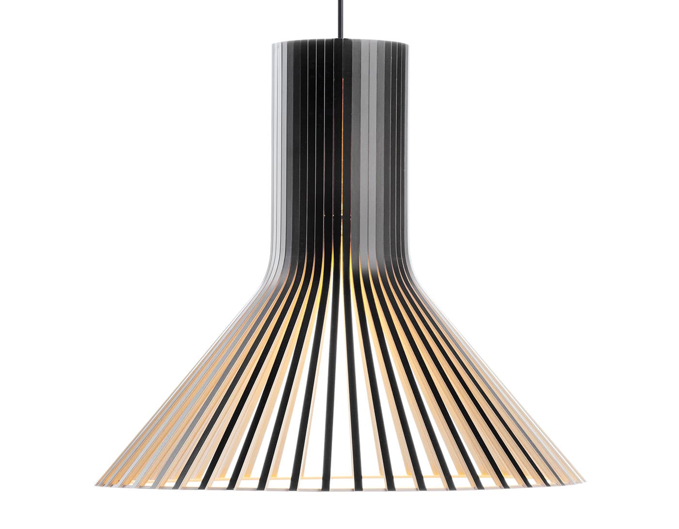 Puncto 4203 Pendant Lamp / black laminated / black cable
