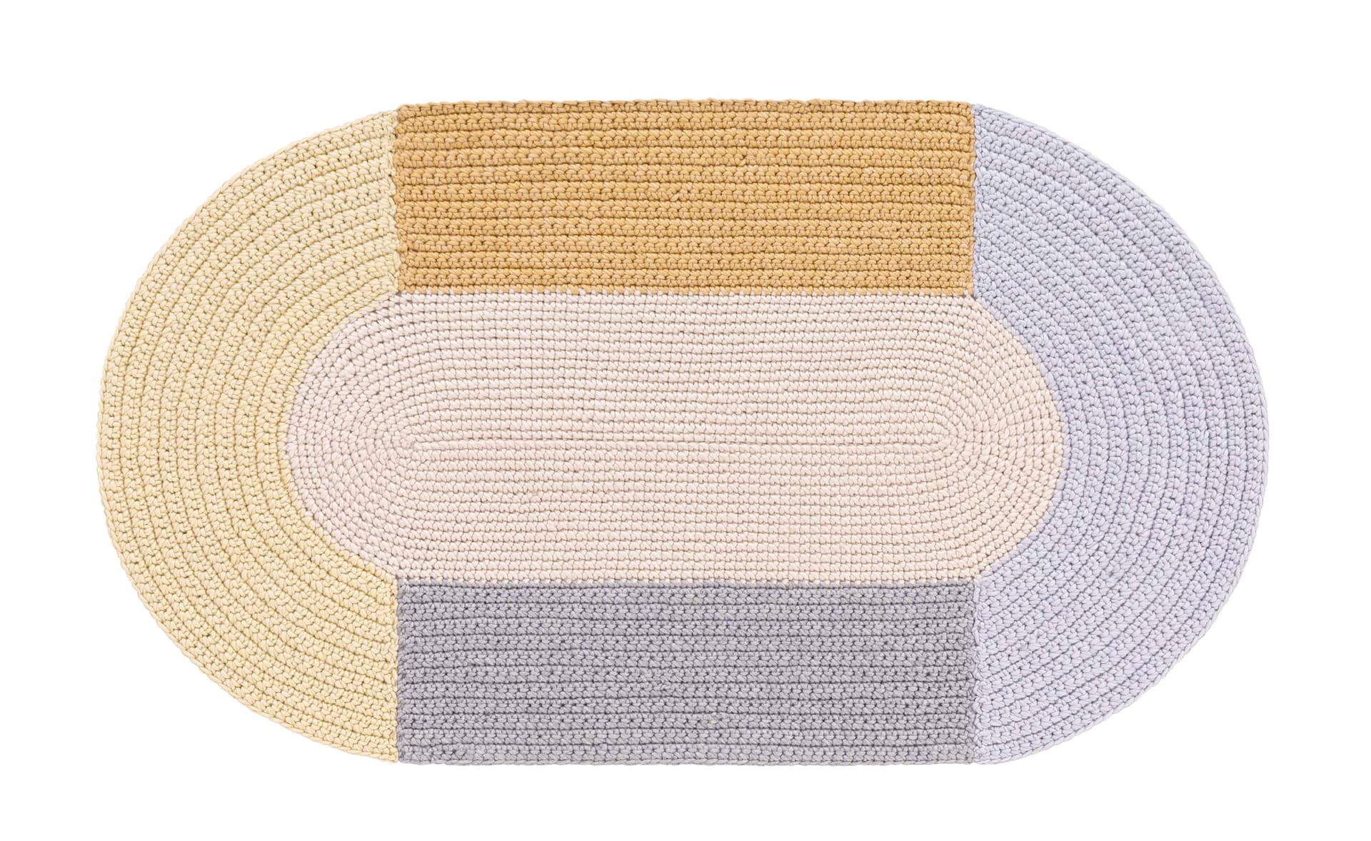 Crochet Mono Rug / beige