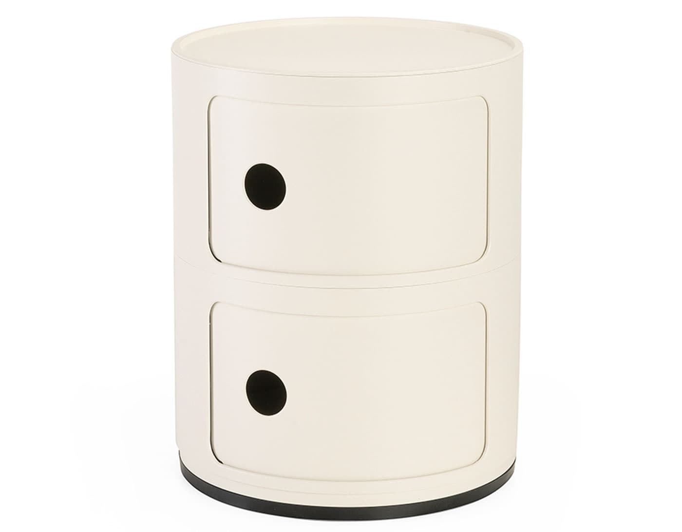 componibili two level storage module / matte white