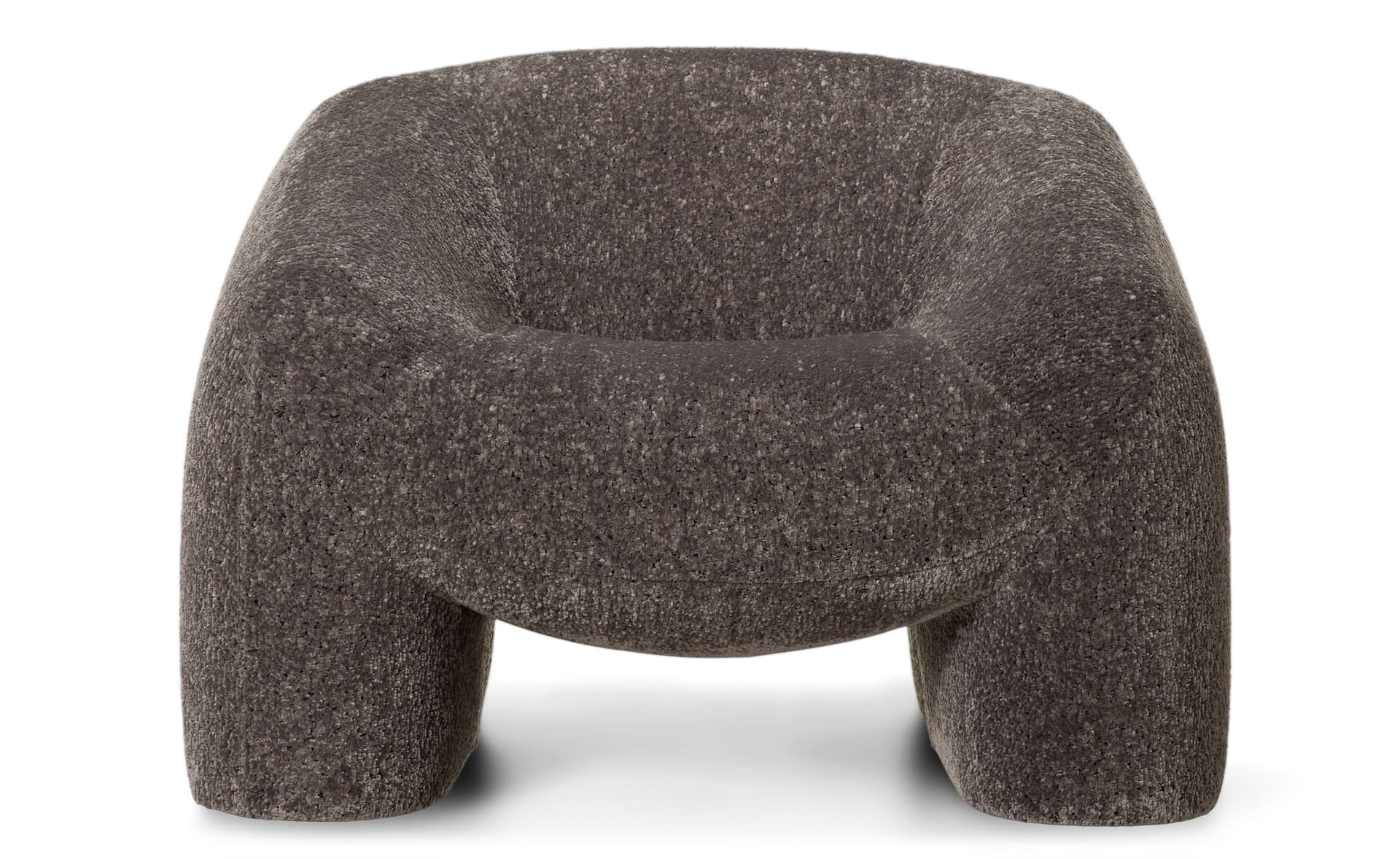 Hortensia Armchair / dodo pavone jacquard / dark grey