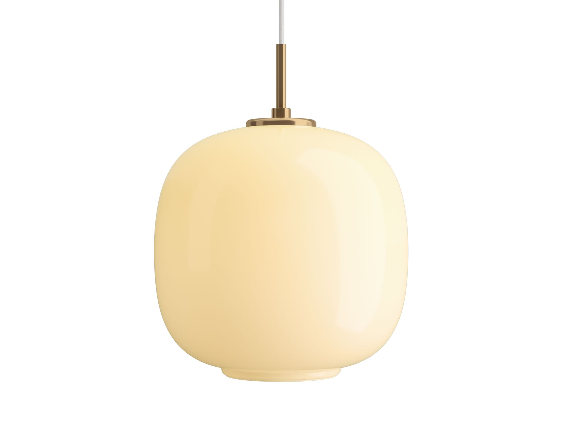 vl45 radiohus suspension lamp / 9.8" diameter - pale yellow