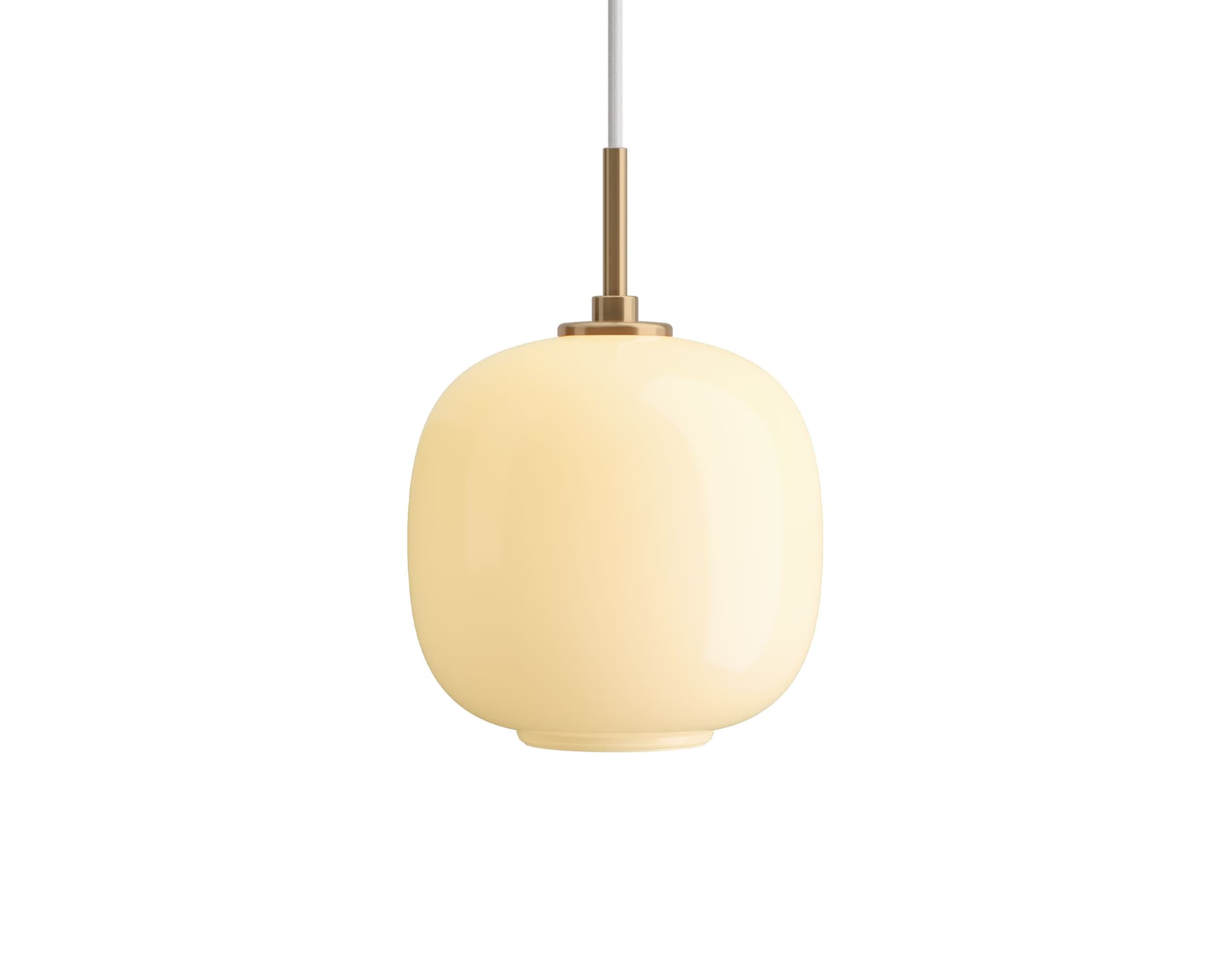vl45 radiohus suspension lamp / 6.9" diameter - pale yellow