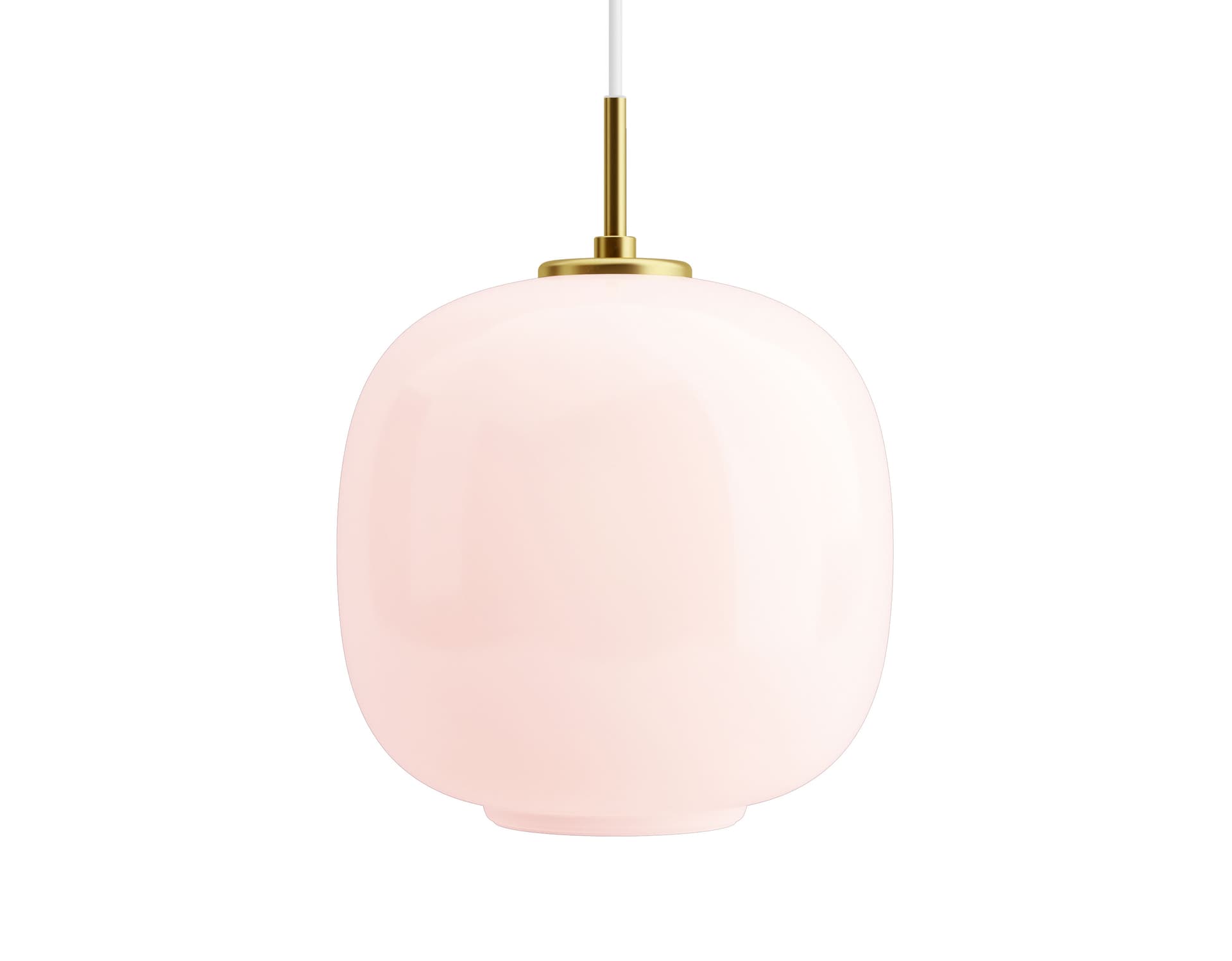 vl45 radiohus suspension lamp / 9.8" diameter - pale rose
