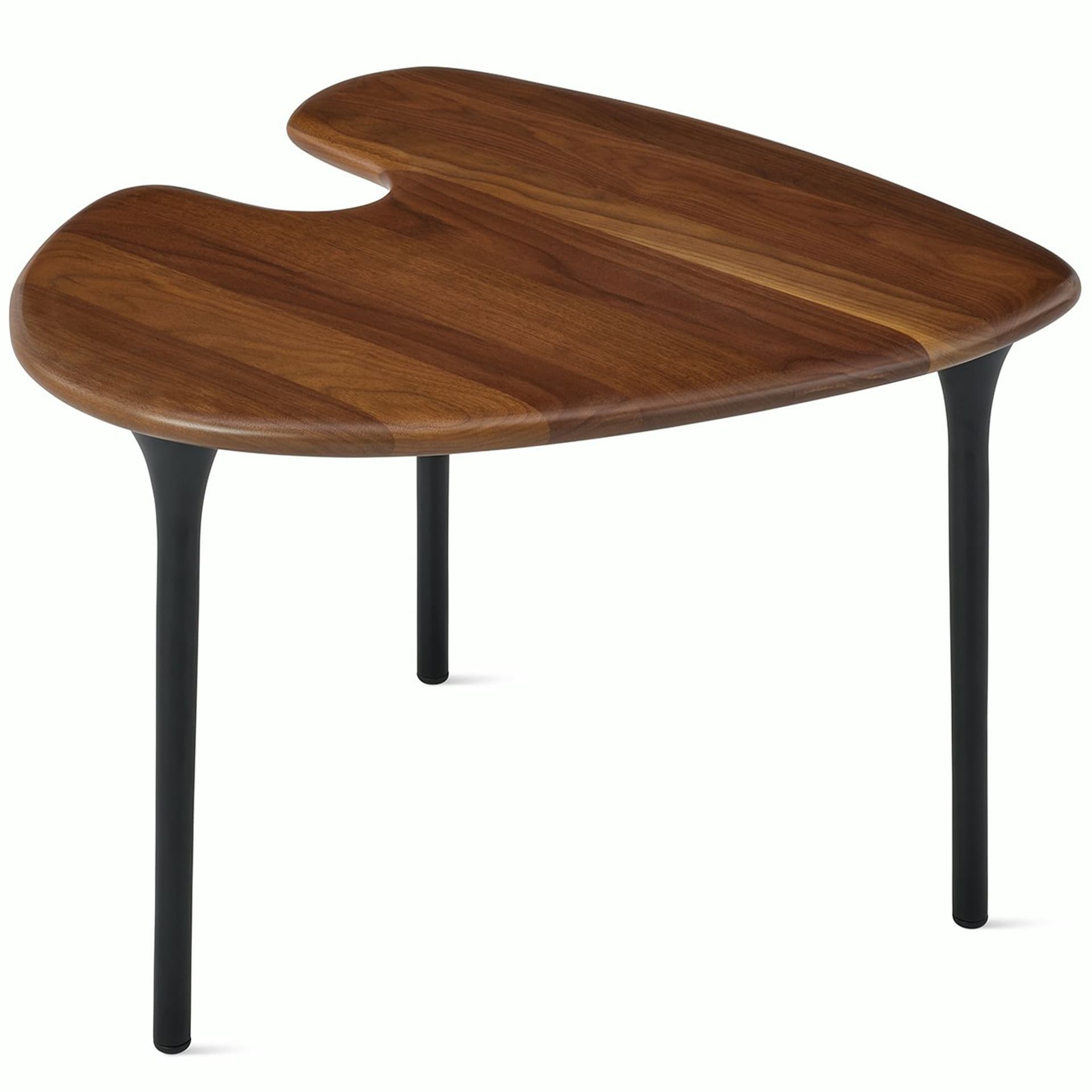 Cyclade Mid Table / walnut top / onyx legs