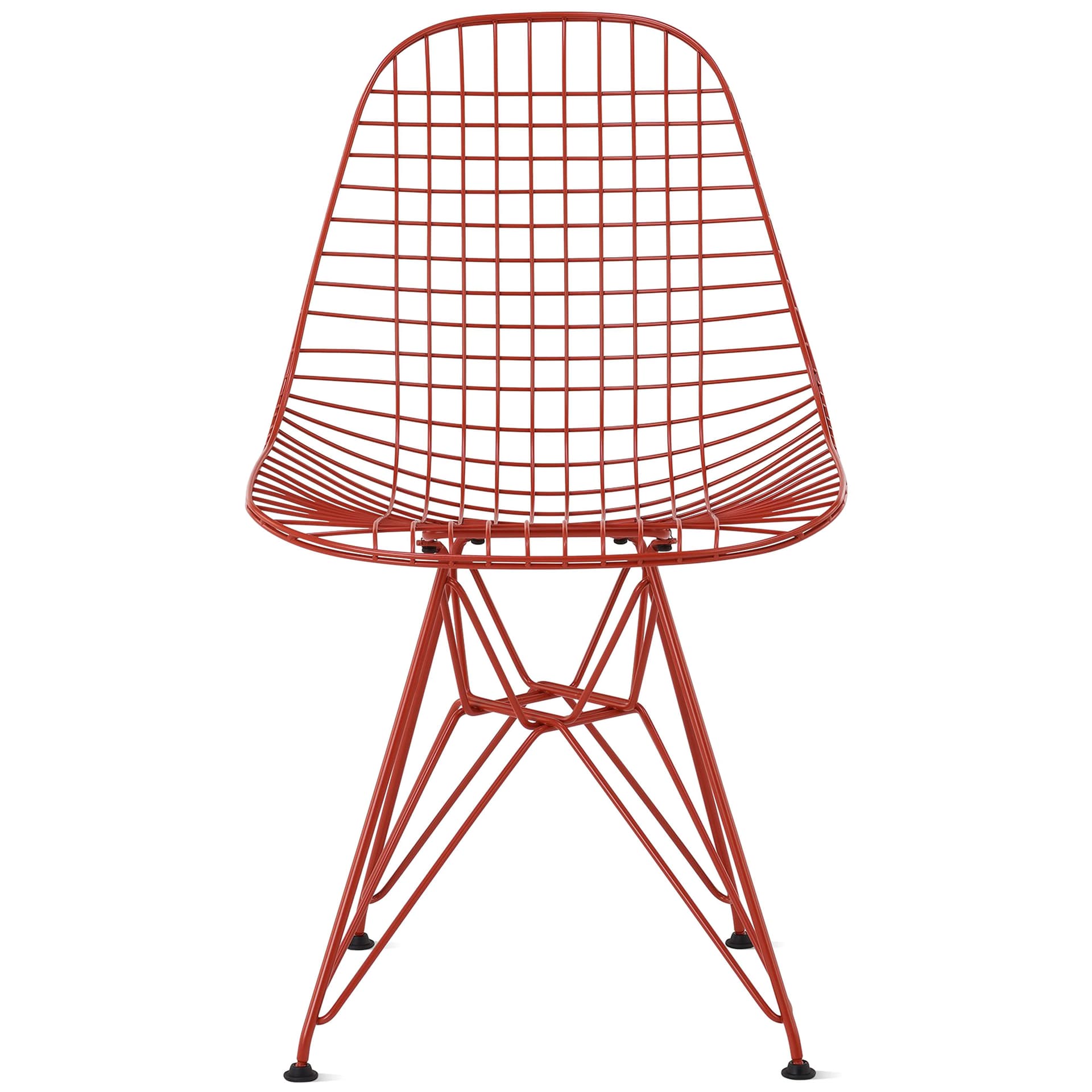 eames wire chair, herman miller x hay / iron red finish / no seat pad