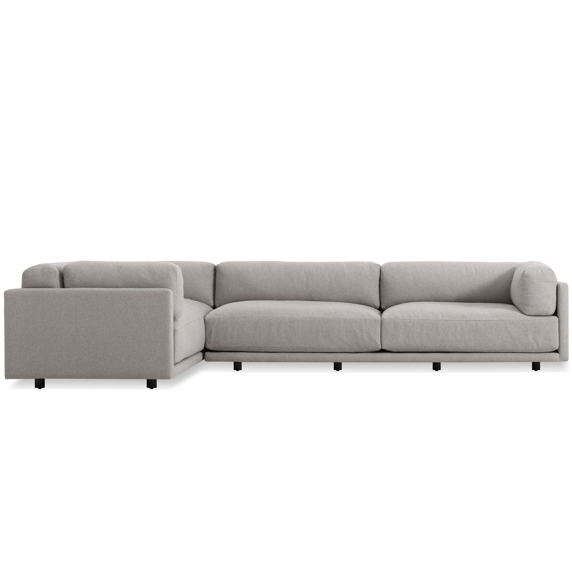 sunday l sectional sofa / when facing sofa shorter section on left / Agnew Grey