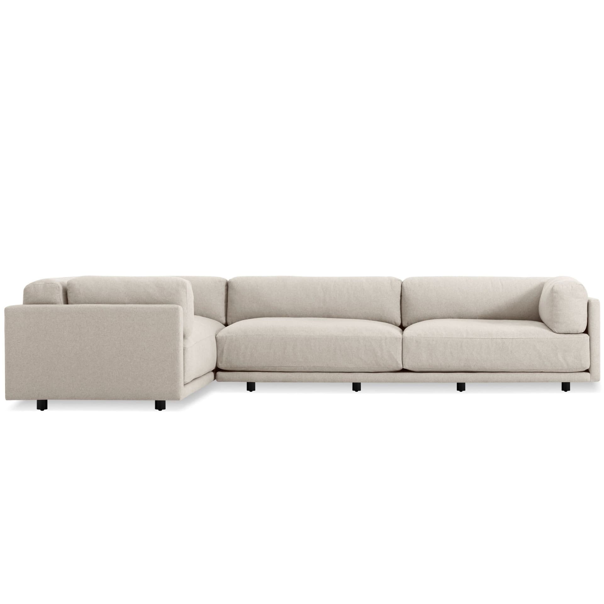 sunday l sectional sofa / when facing sofa shorter section on left / Sanford Linen