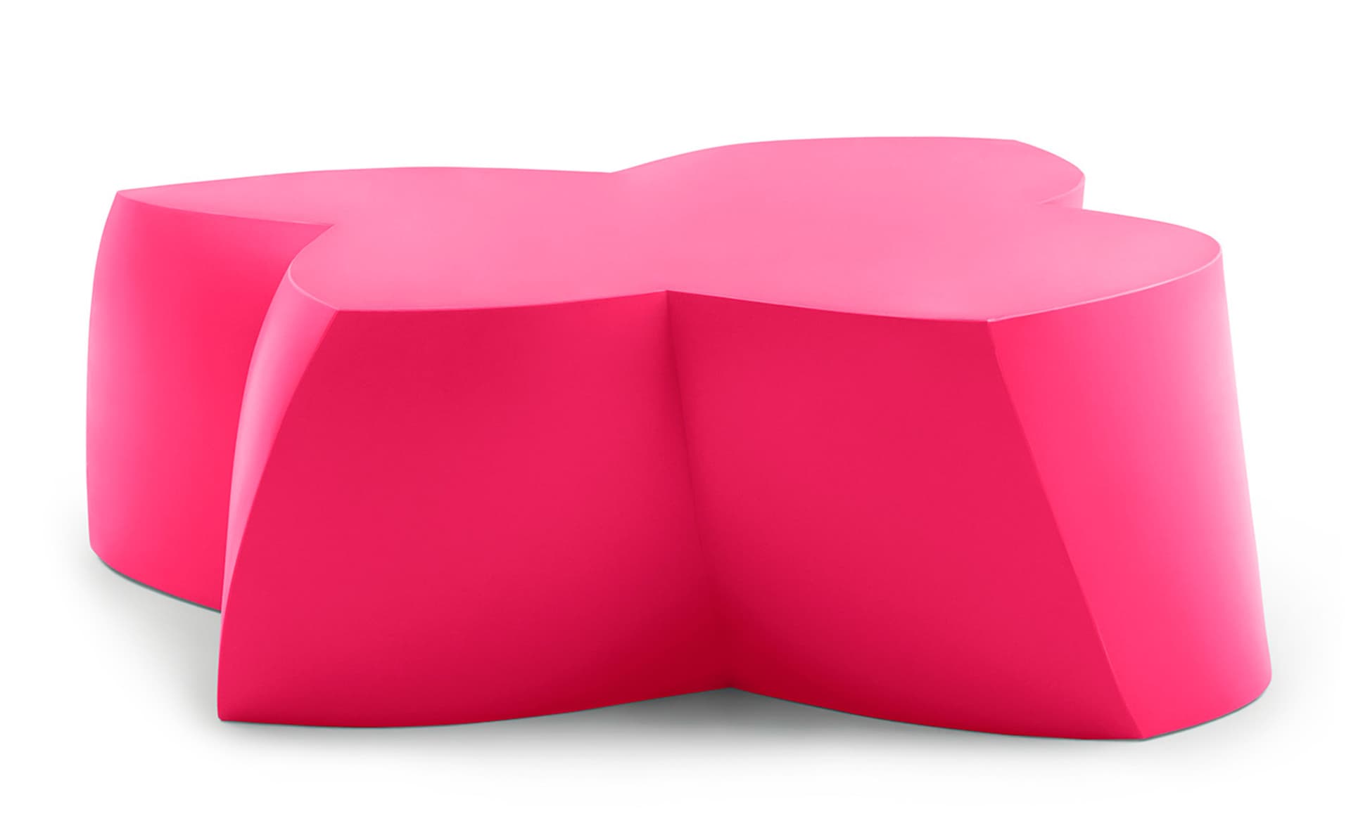 frank gehry furniture collection coffee table/sitting unit / magenta