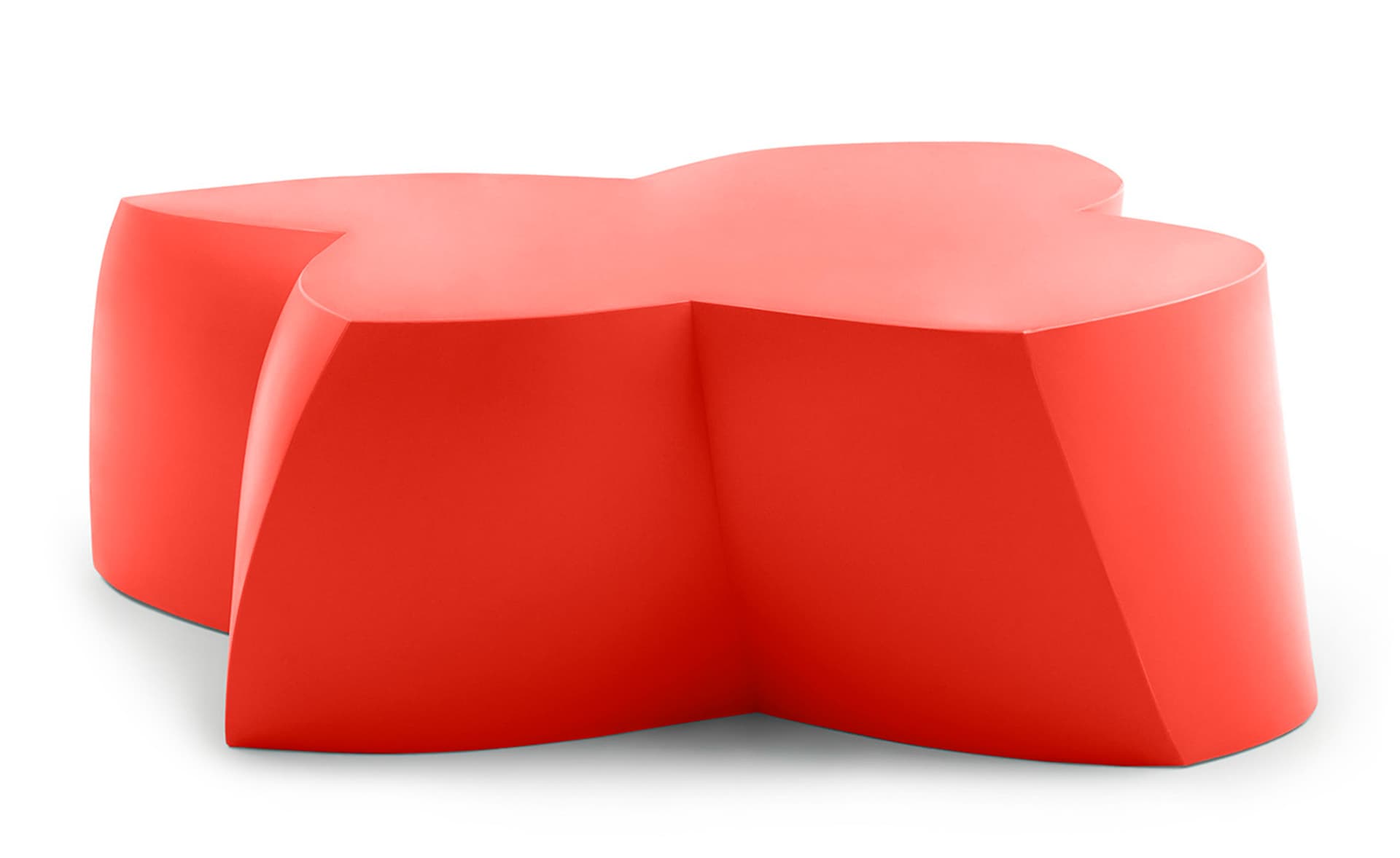 frank gehry furniture collection coffee table/sitting unit / red