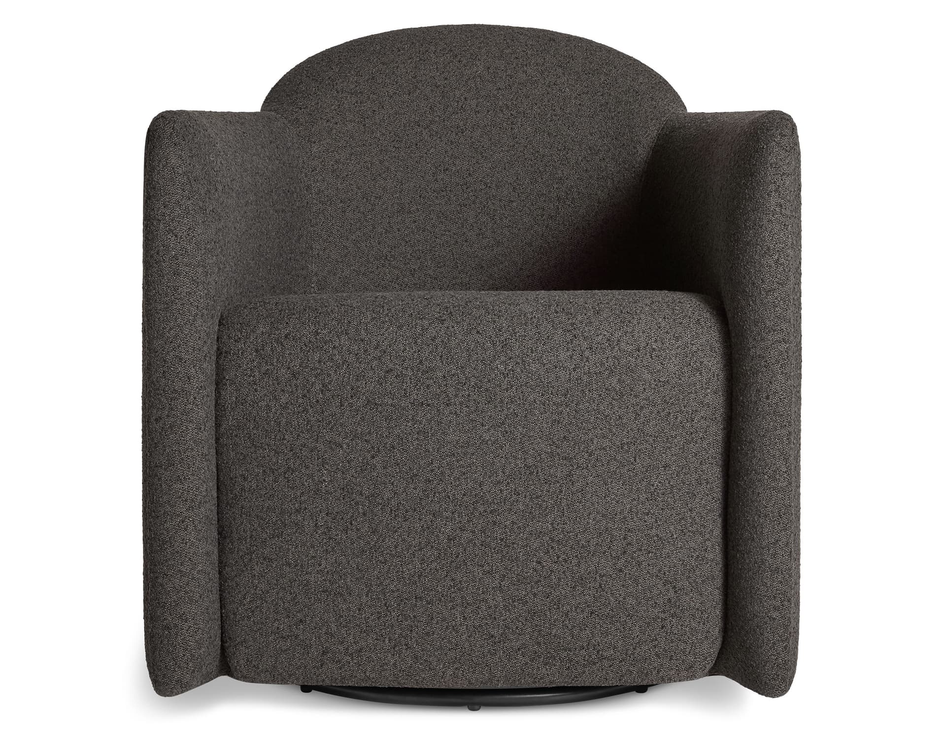 about face swivel lounge chair / kelso charcoal