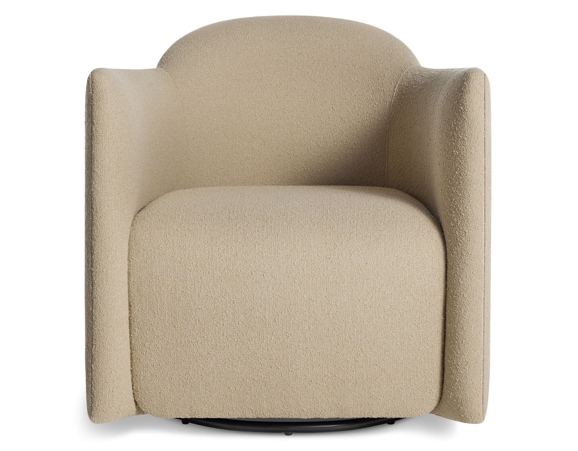about face swivel lounge chair / kelso camel
