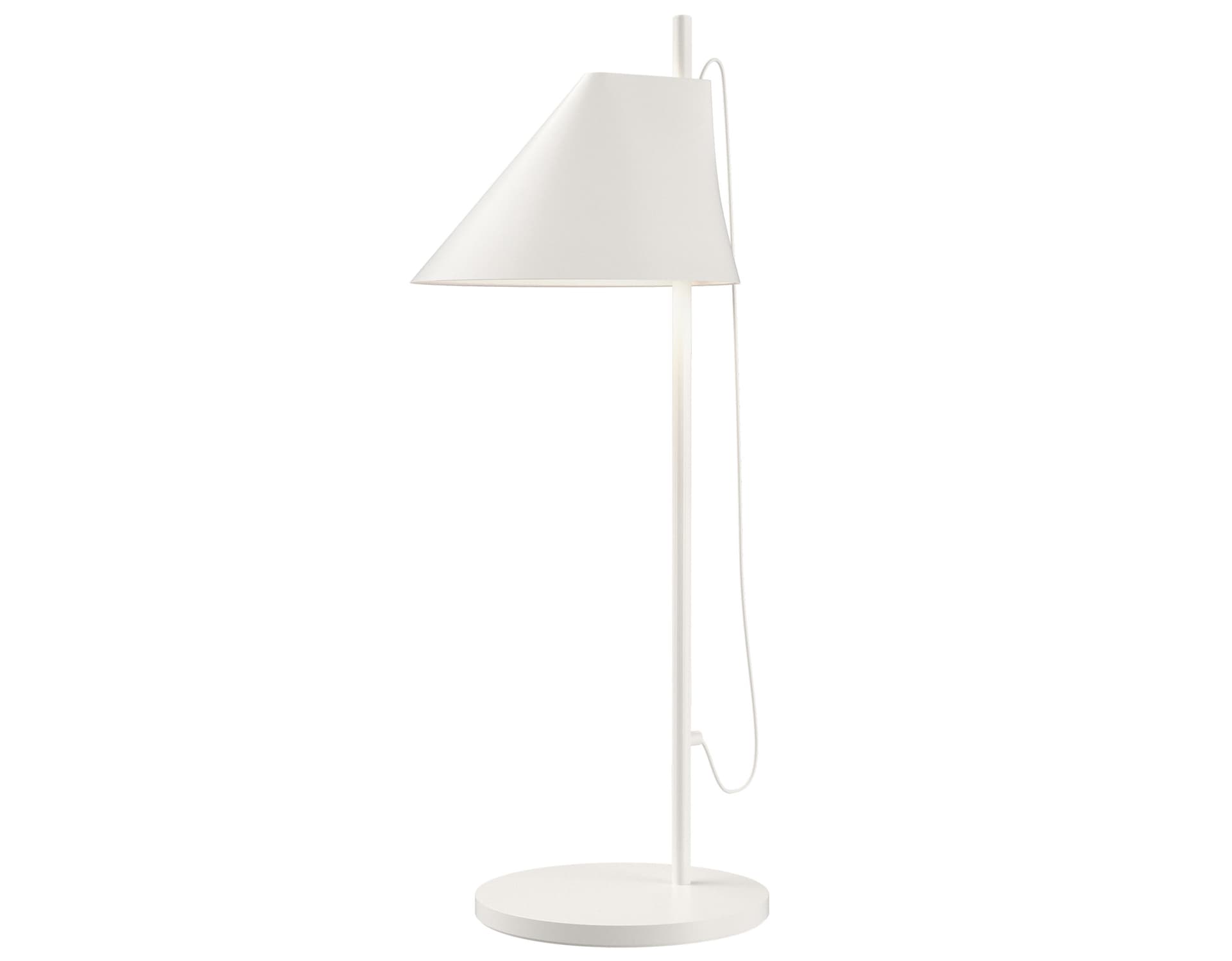 yuh table lamp / all white