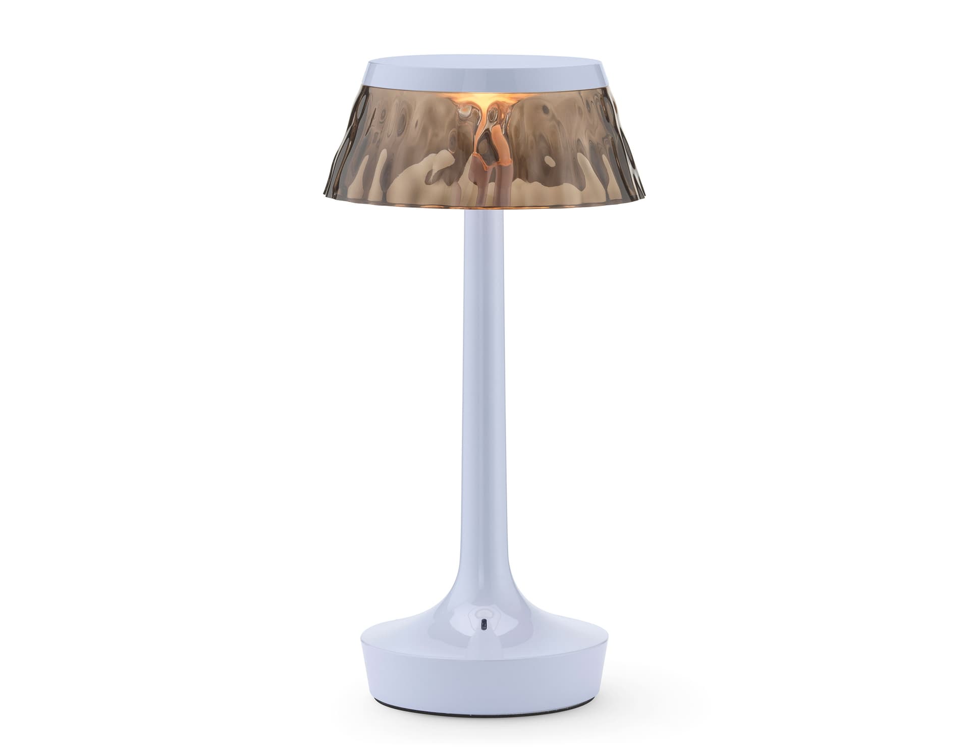 bon jour unplugged table lamp / fade blue / fumee