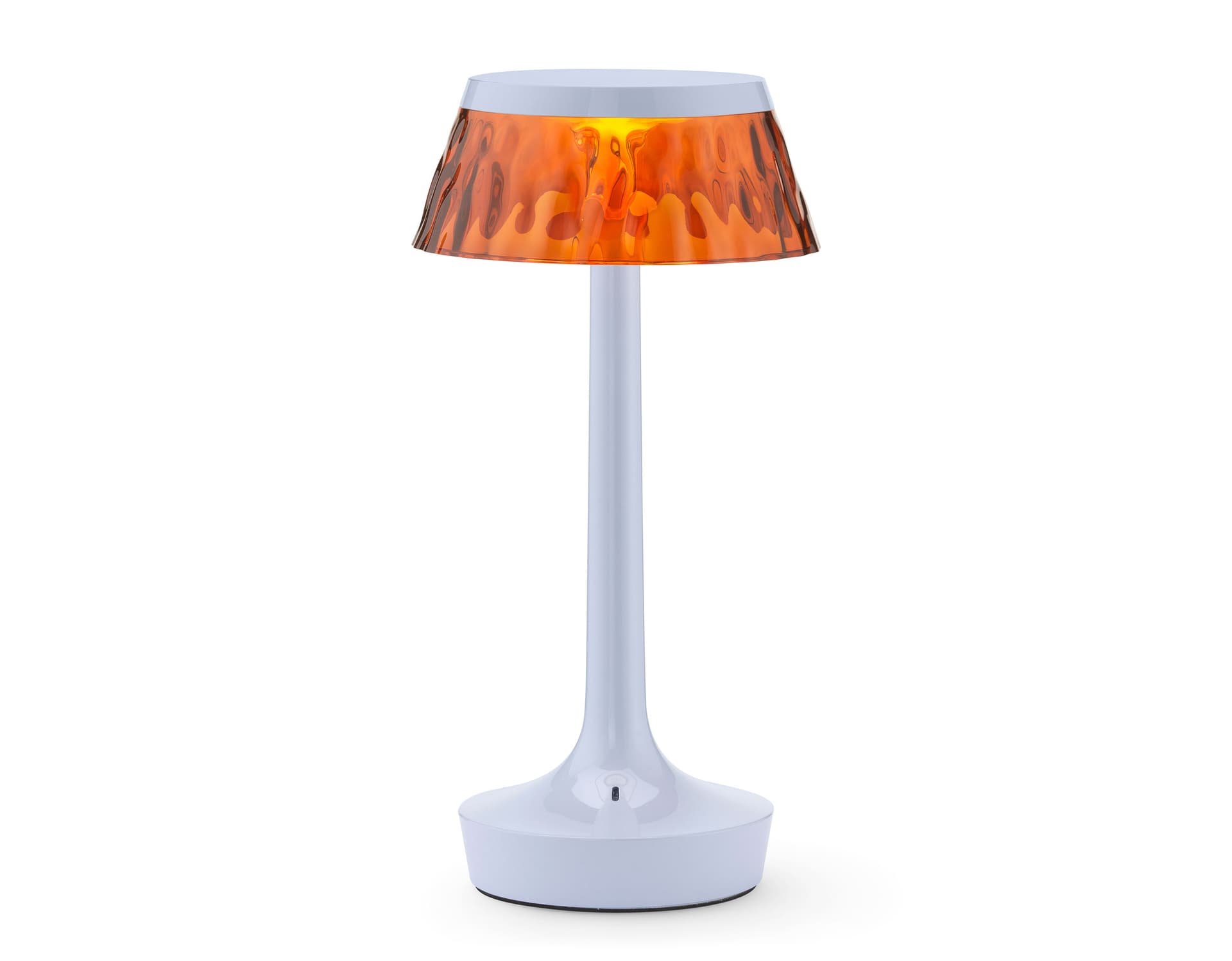 bon jour unplugged table lamp / fade blue / amber