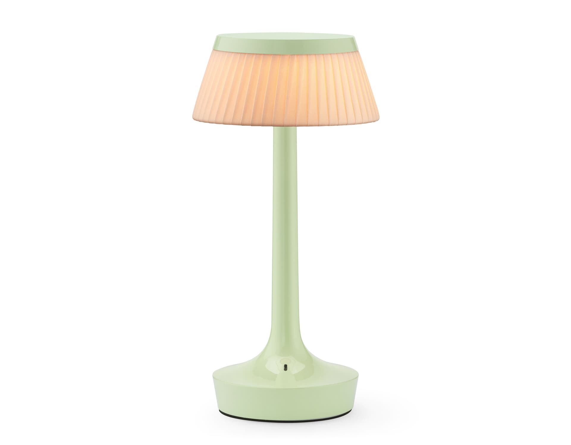 bon jour unplugged table lamp / fresh mint / fabric