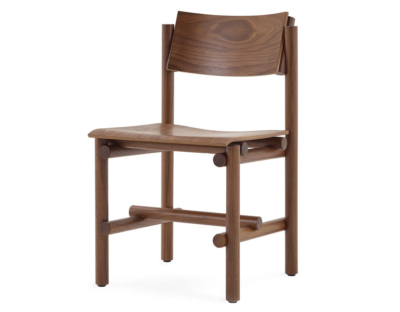 Muecke Side Chair / oxford walnut