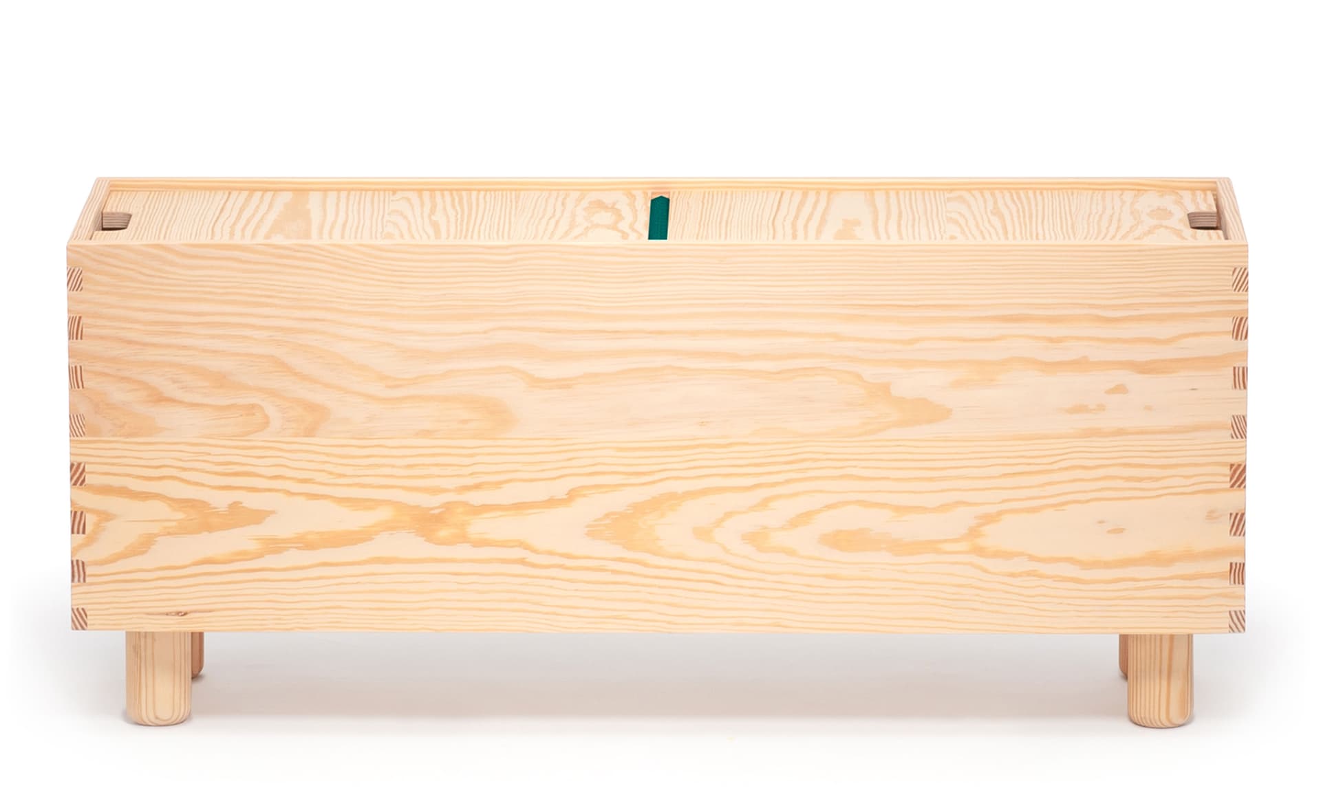Crate Storage Table / No. 2, green hinge - L1200