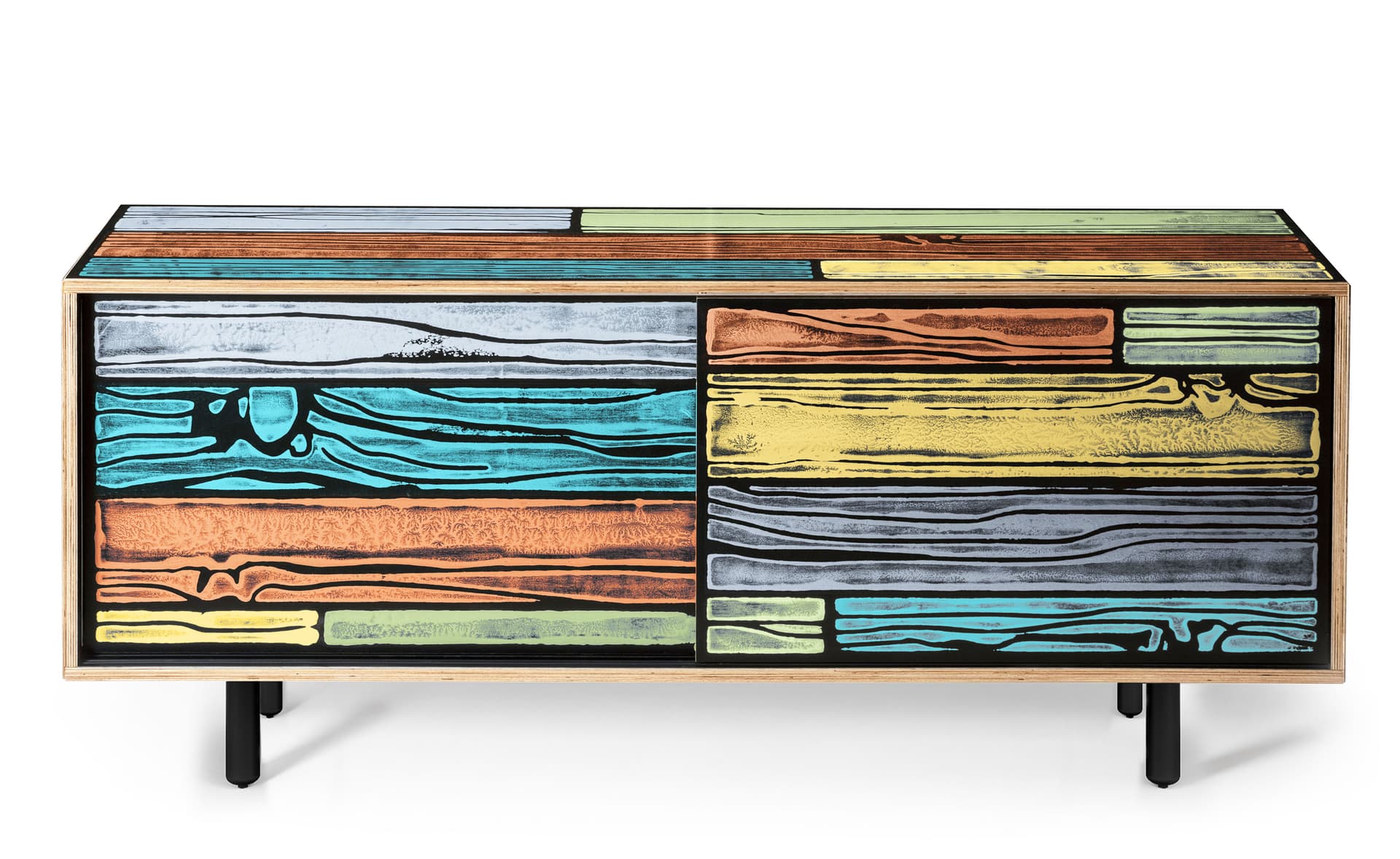 Wrongwoods Low Cabinet / standard (59" width) - five color - Palm Springs