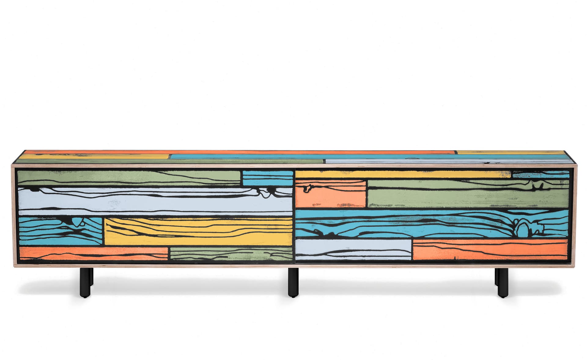 Wrongwoods Low Cabinet / long (102" width) - five color - Palm Springs