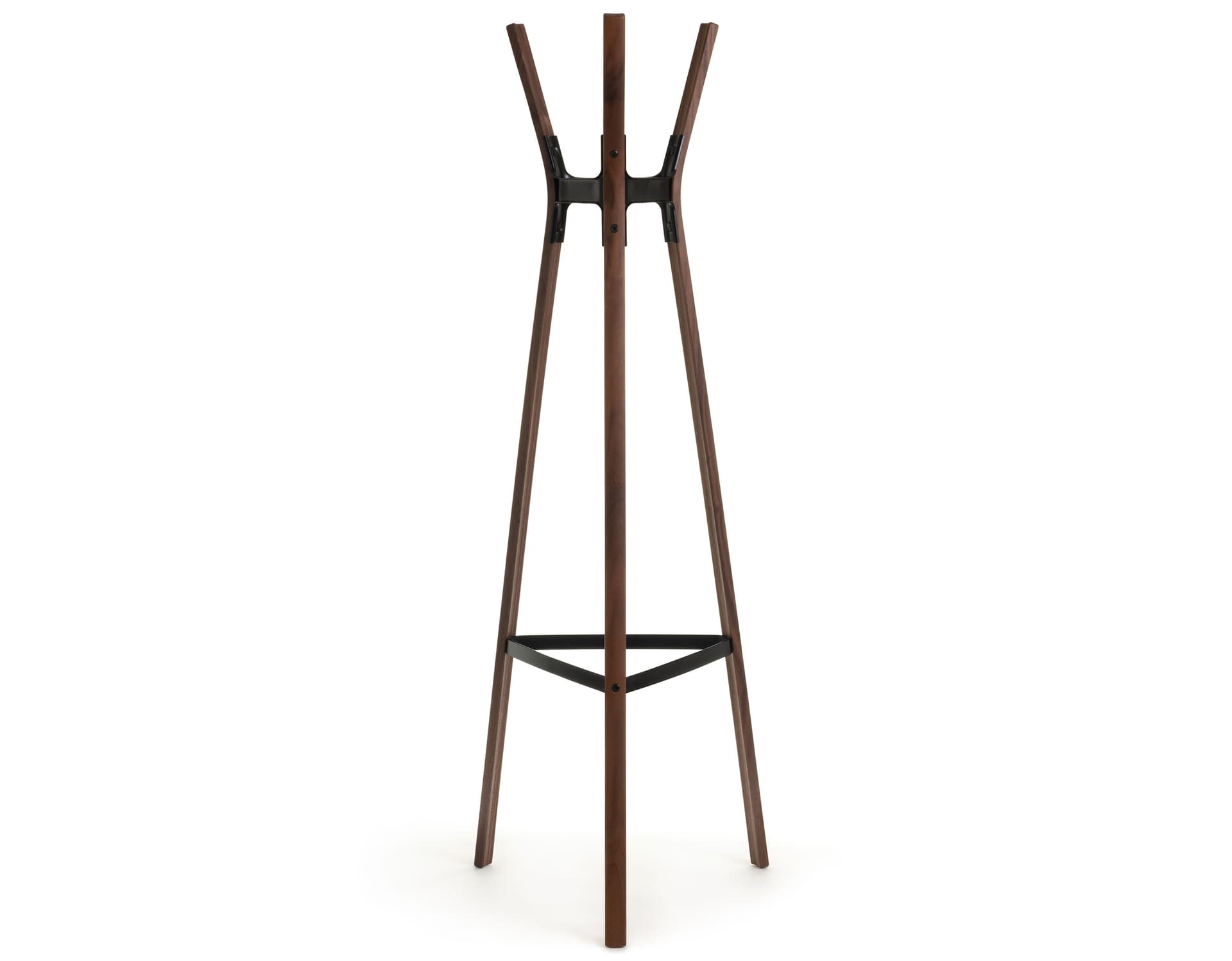 magis steelwood coat stand / walnut frame with black joints