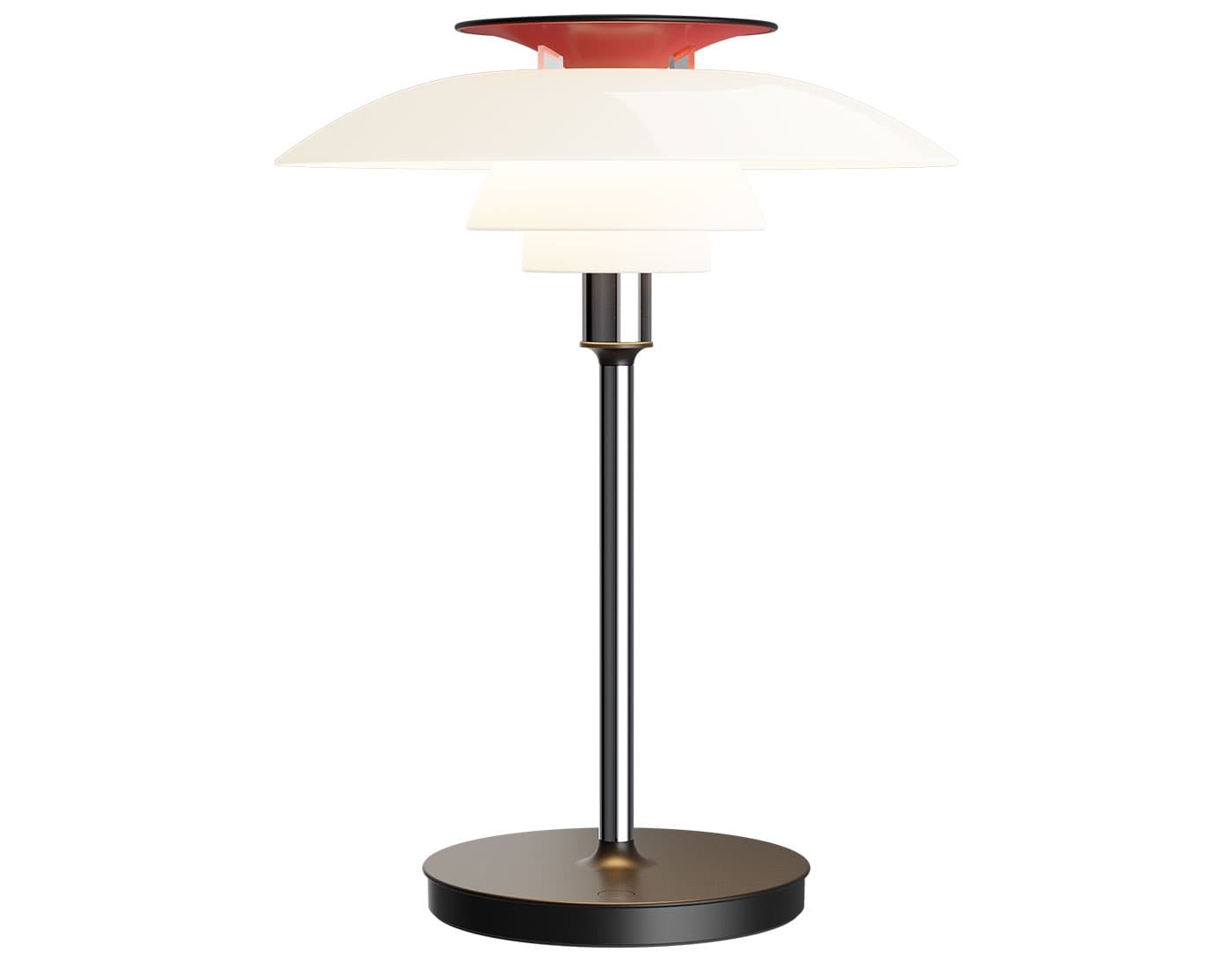 PH 80 Portable Lamp / opal white / chrome
