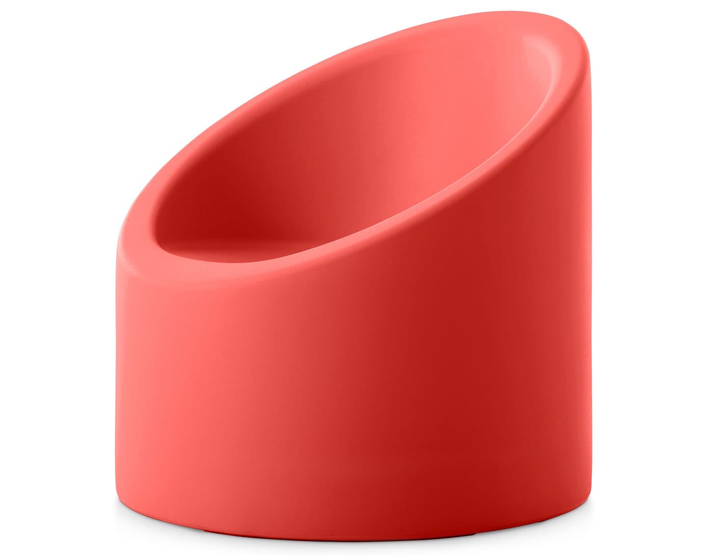 lipstick lounge chair / red
