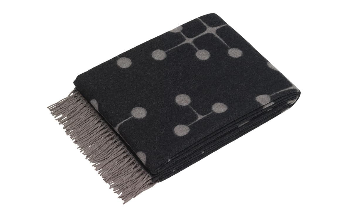 eames wool blanket / black