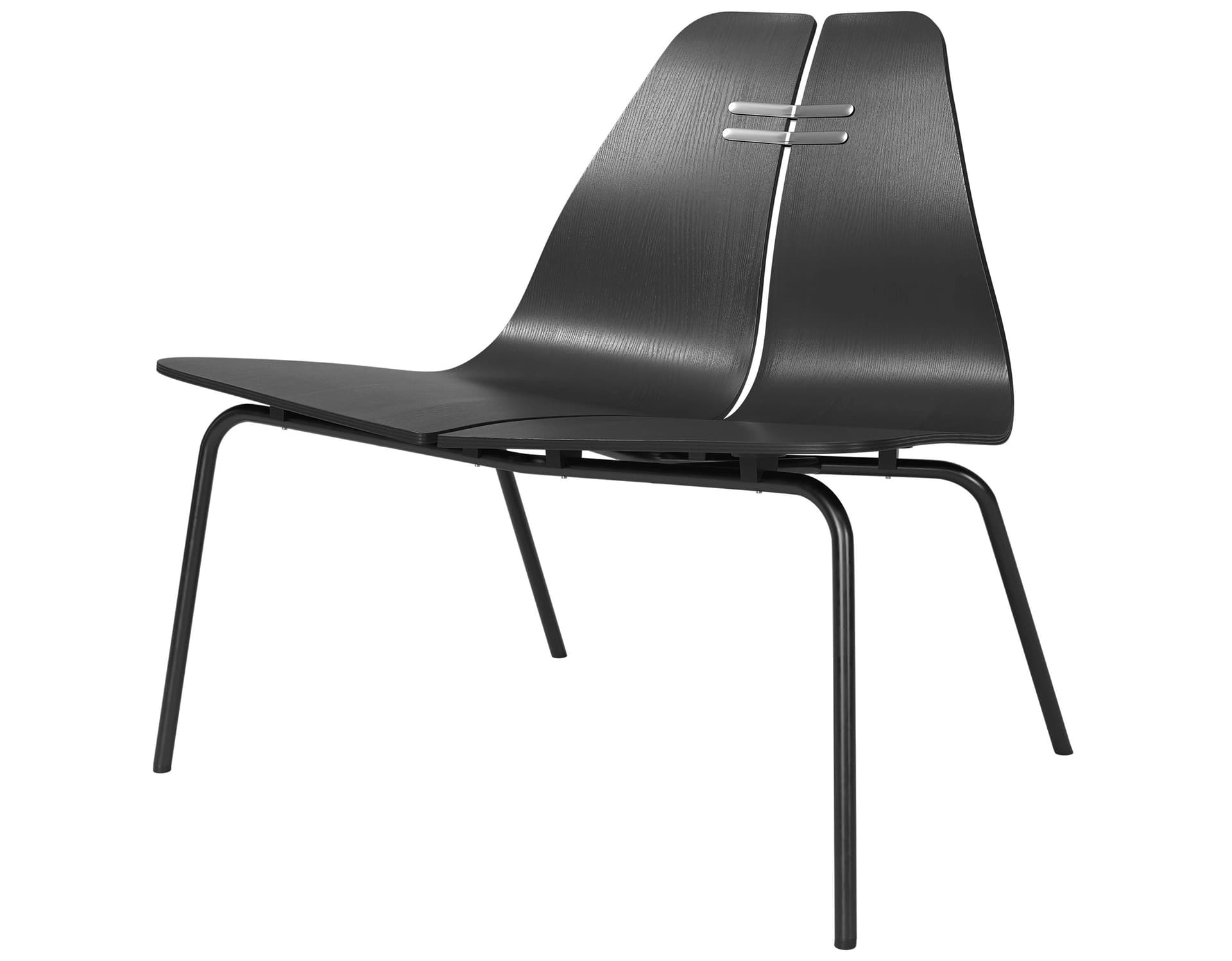 PK23 Easy Chair / black ash - black base