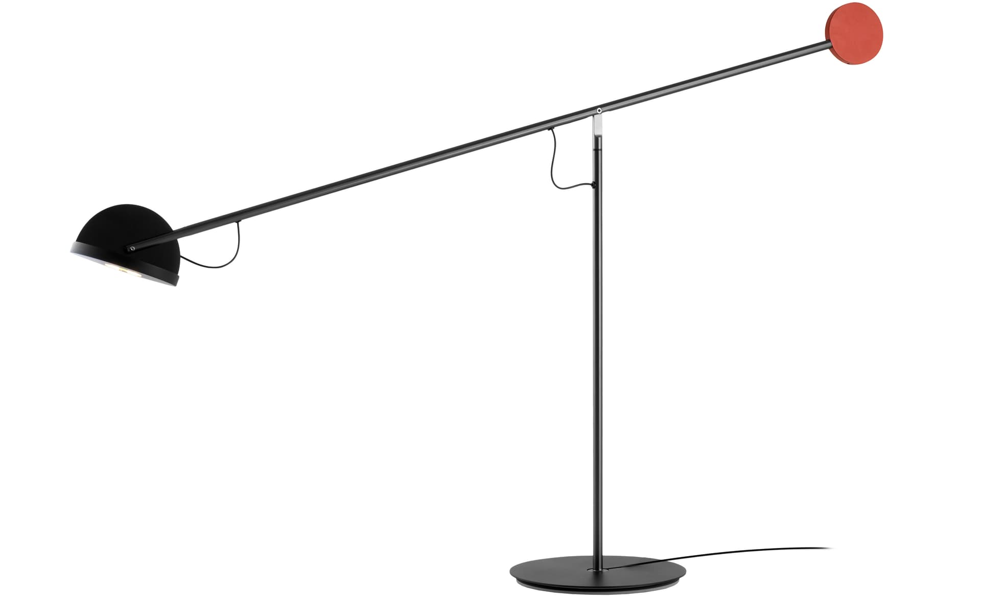 Copérnica M Table Lamp / graphite structure - red - black diffuser
