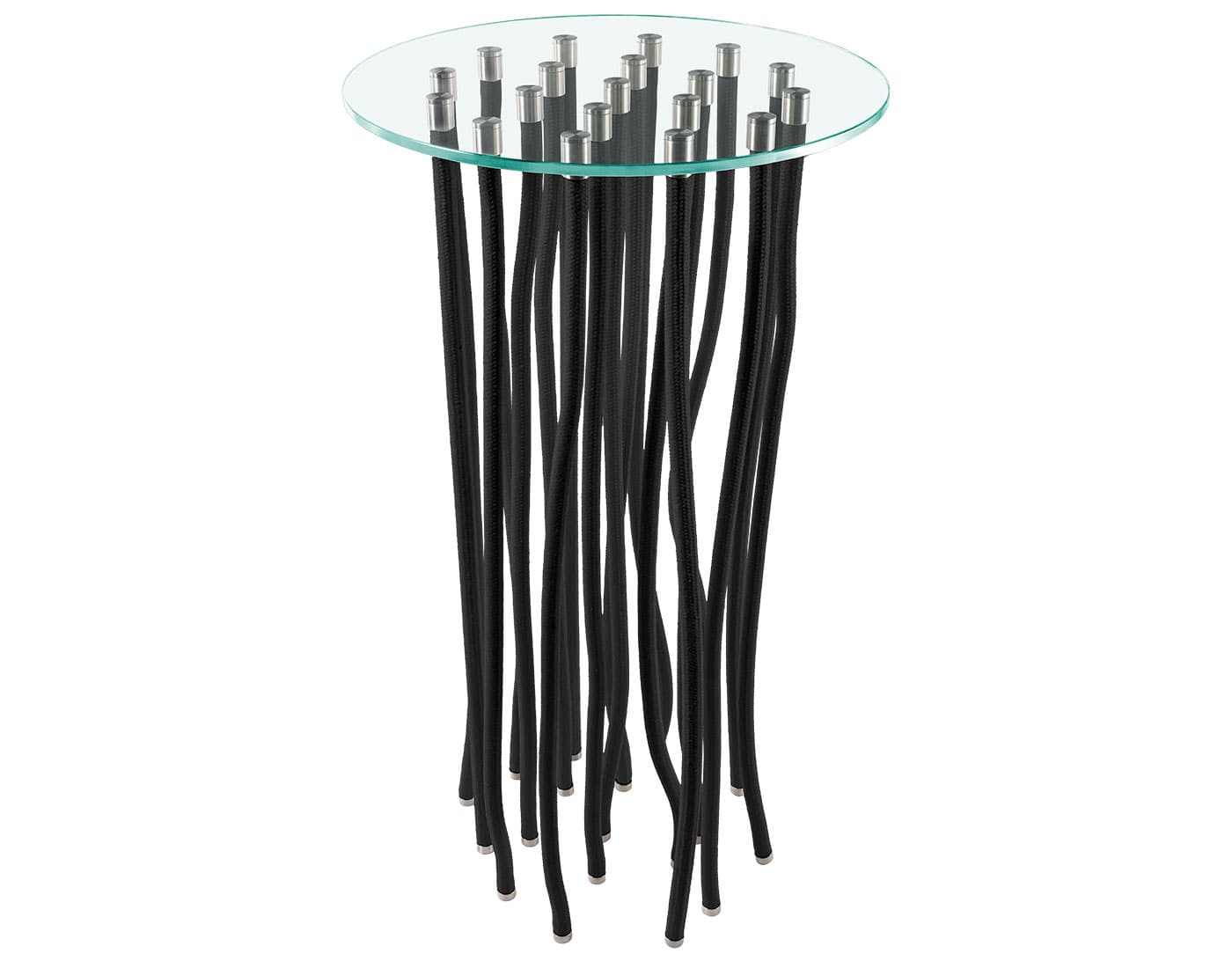 Org Table / console table height - 43.25" h / black rope