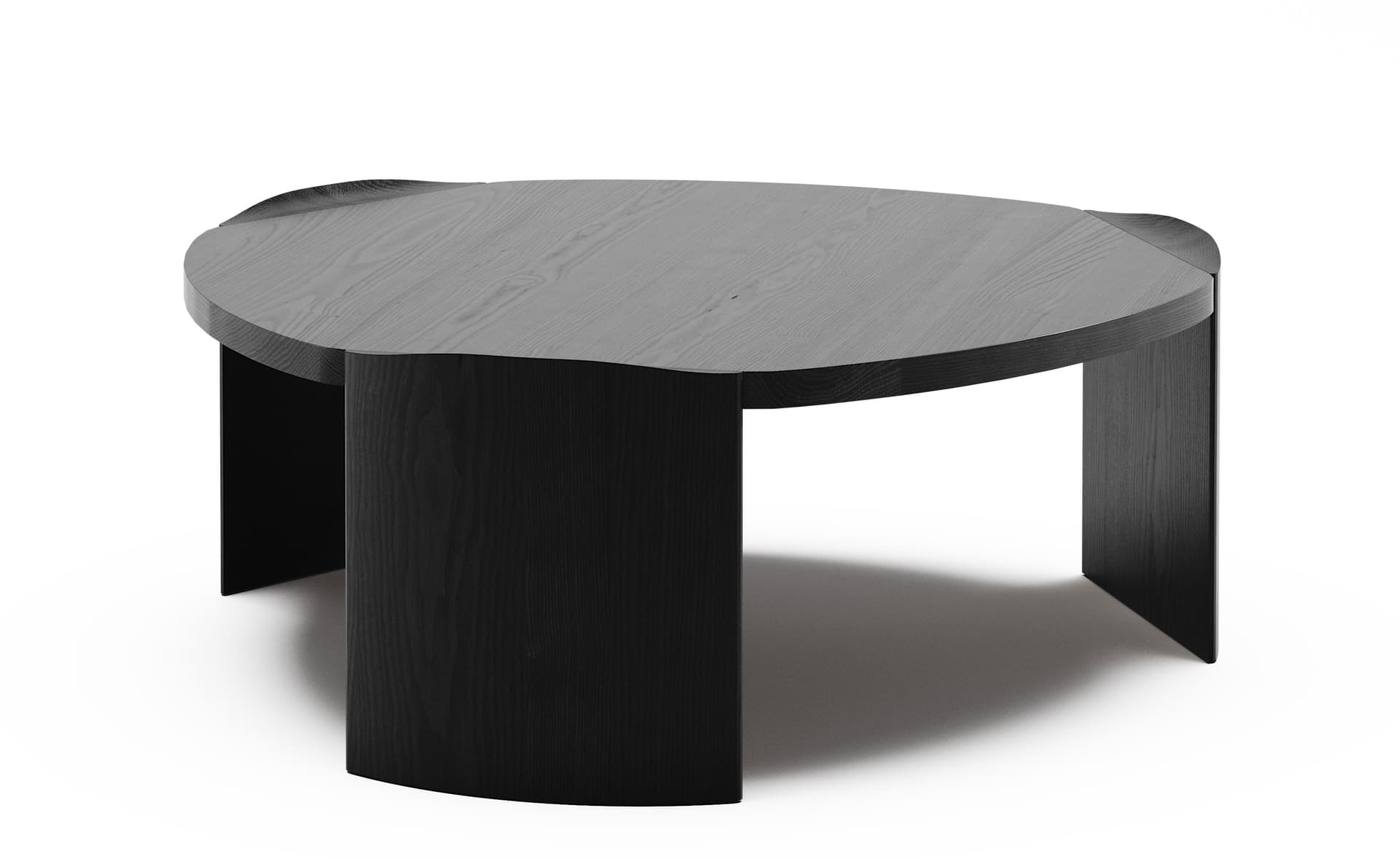 Pryn Coffee Table / medium - blackened ash