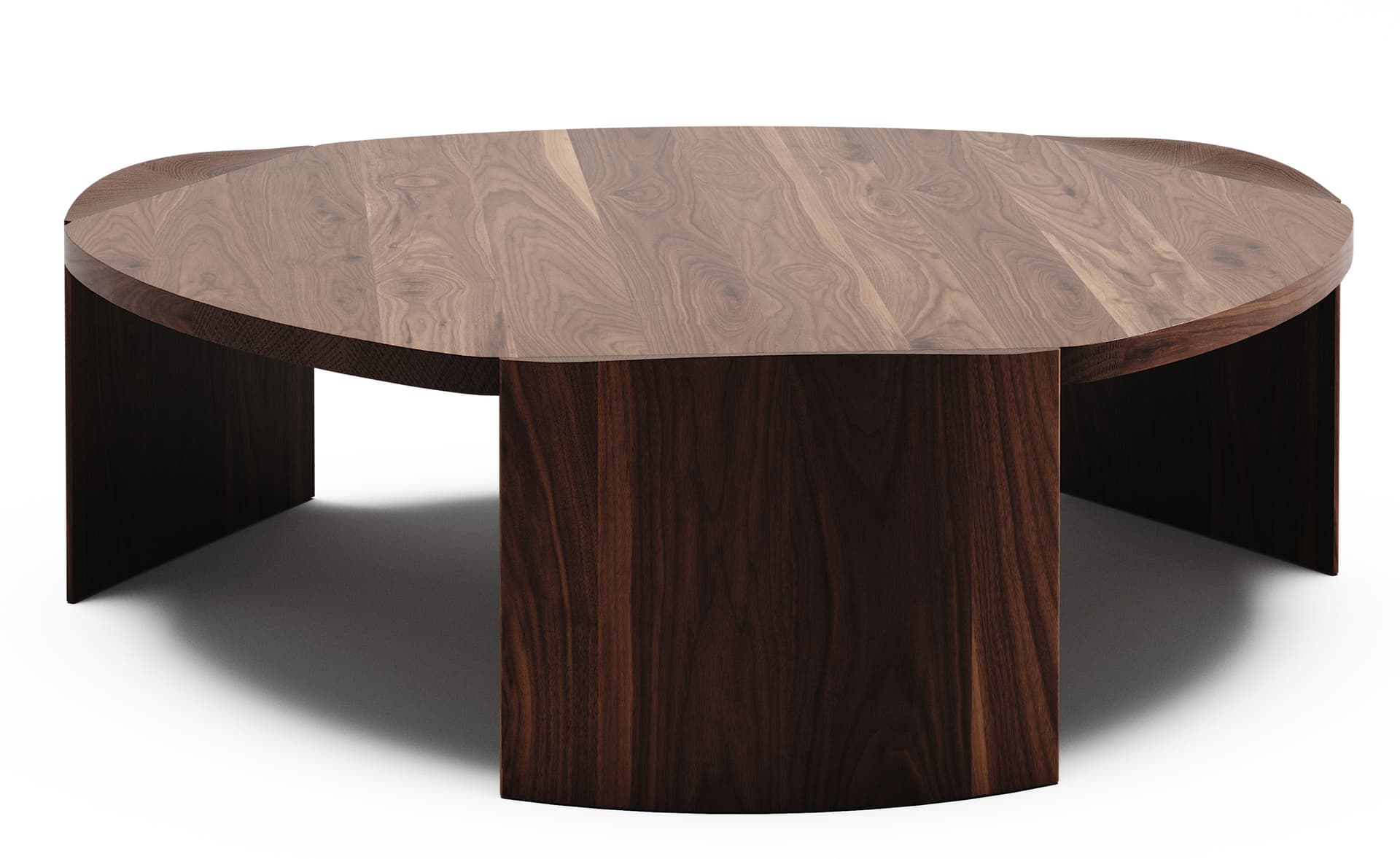 Pryn Coffee Table / large - natural walnut